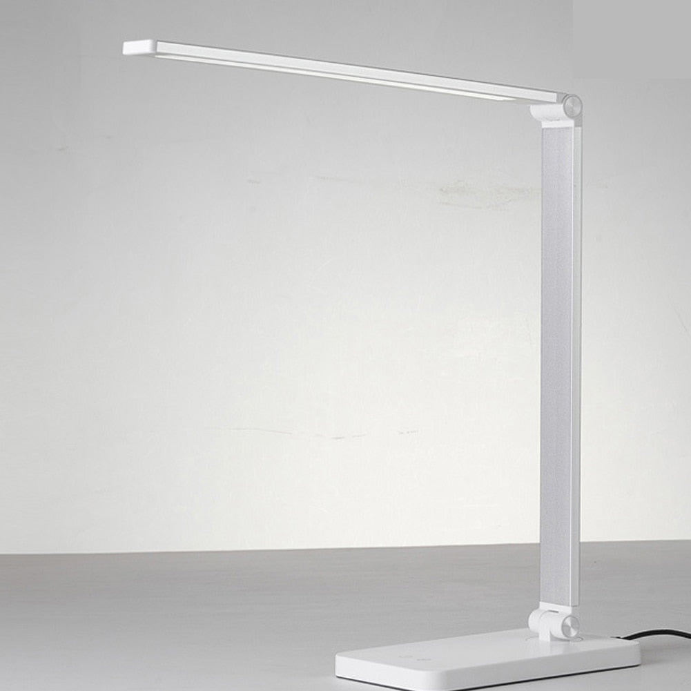 Garduru - Stylische LED-Schreibtischlampe mit Wireless-Charger & USB-Anschlüssen