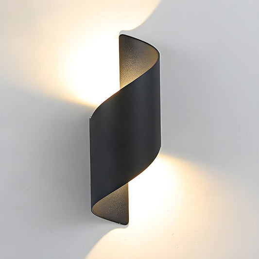 LED-Wandlampe mit minimalistischem Aluminiumdesign