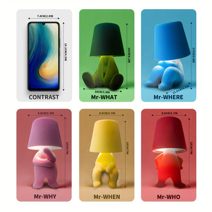Garduru - Kreative LED-Tischlampe mit Touch-Bedienung & USB-Aufladung