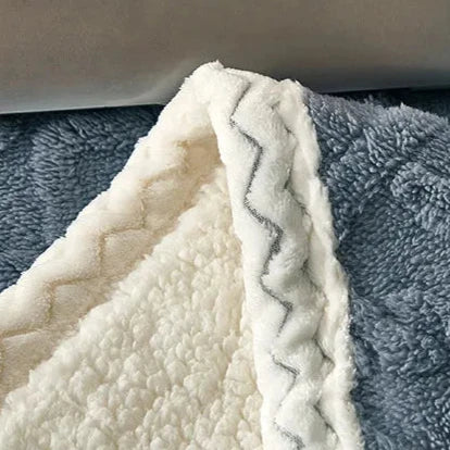 Garduru - Flauschige Doppelt verdicktes Korallenfleece Kuscheldecke