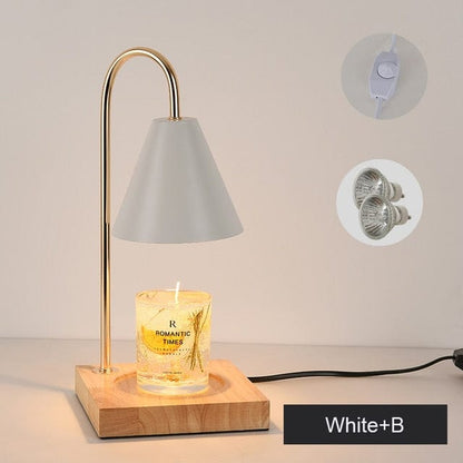Tischlampe schmelzende Kerzen