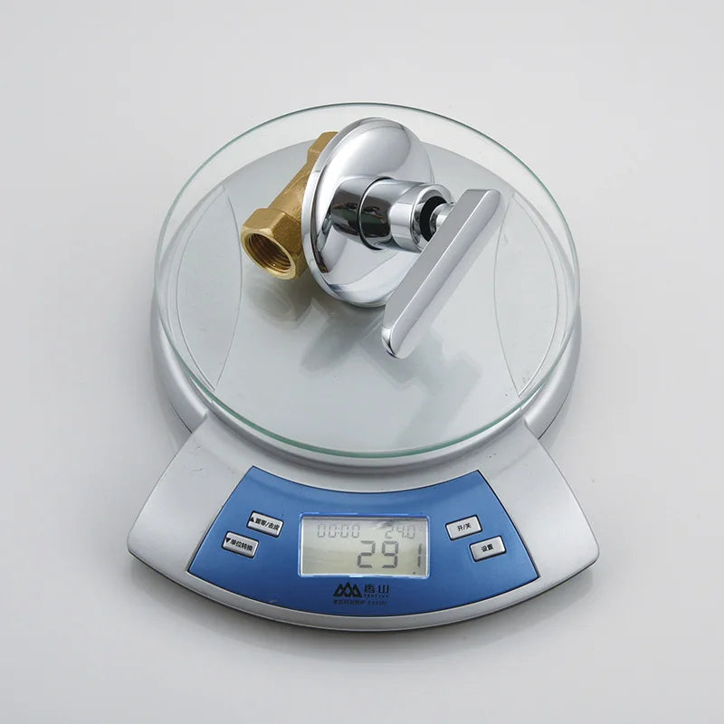 Kupfer Badewannenarmatur Ventil Versteckt Einhand-Duschwasserhahn