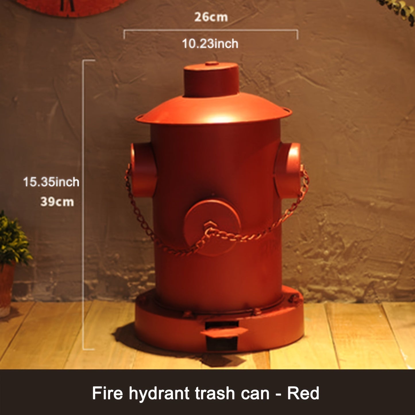 Vintage Feuerhydrant-Mülleimer – Das perfekte Vatertagsgeschenk für Zuhause