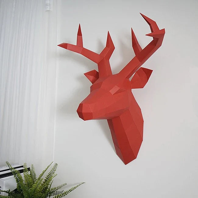 Wanddekoration -DeerHead - Hirschkopf - Dekoration