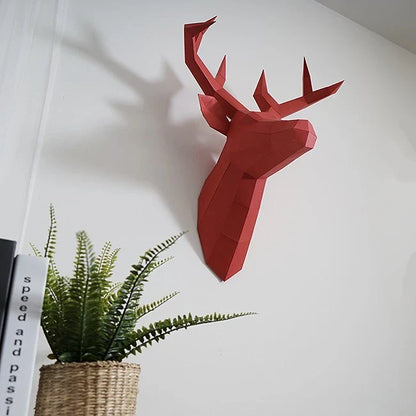 Wanddekoration -DeerHead - Hirschkopf - Dekoration