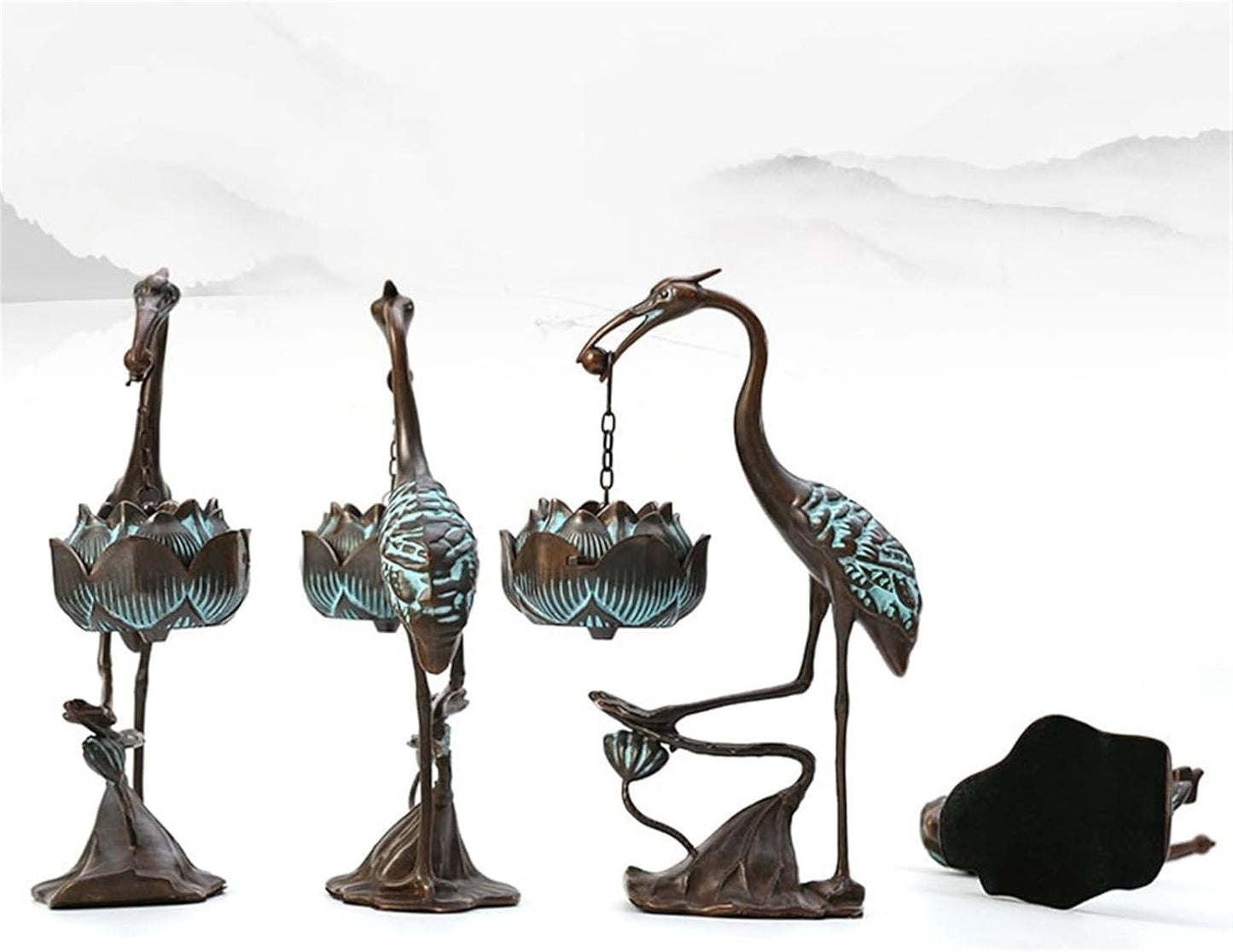 Garduru - Kranich Hanging Lotus Weihrauchbrenner | 50% RABATT