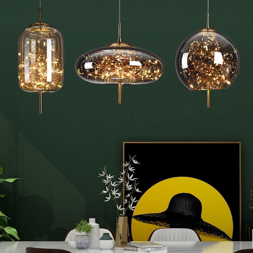 Pendelleuchte Glas Moderne LED Deckenleuchte