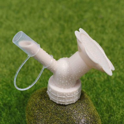 2-in-1 Doppelkappen Flaschen Sprühdüse – Mini Sprühkopf für Gartenbewässerung