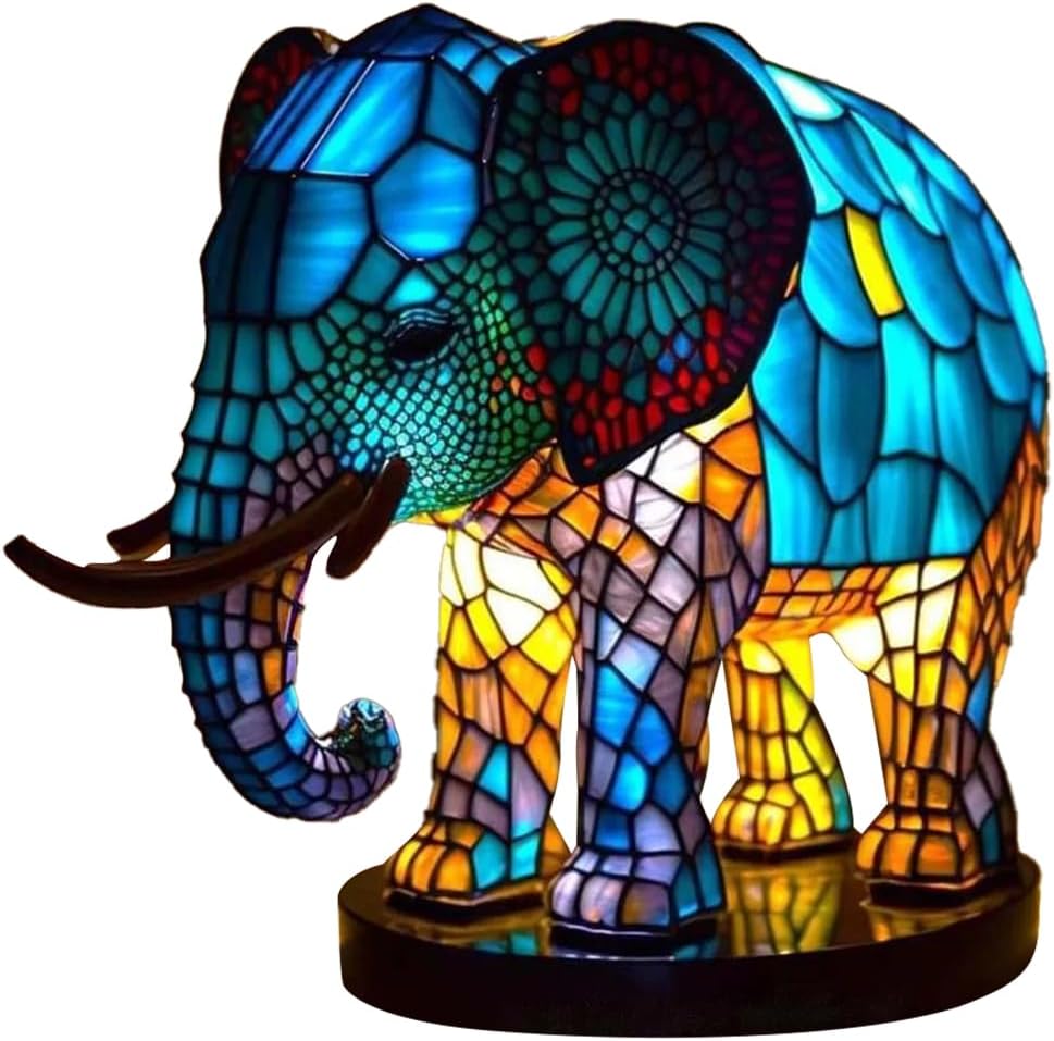 Premium & Elegante Glas Tierlampe | LumeArt