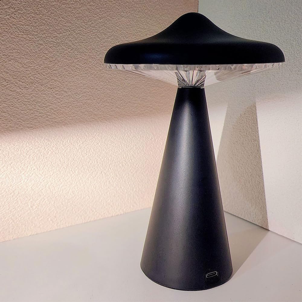 OrbitalGlow - UFO LED Tischlampe mit einstellbarer Helligkeit