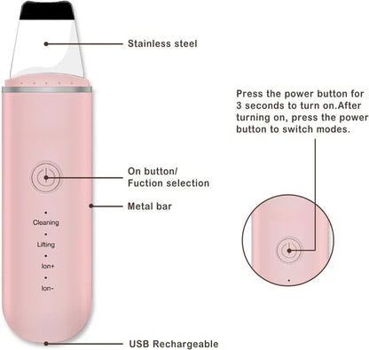 Ultraschaller Gesichts Hautreiniger