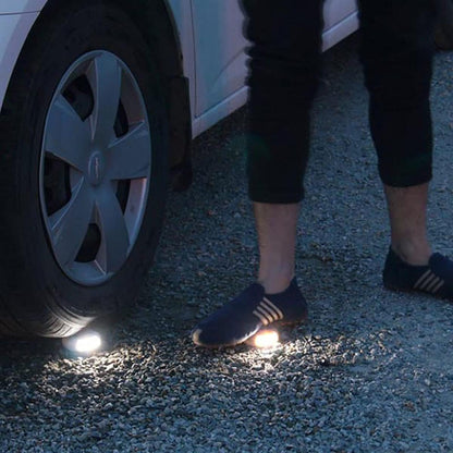 Solar LED Steinleuchte für Garten und Wege – Wetterfeste Wegbeleuchtung im Naturstein-Design