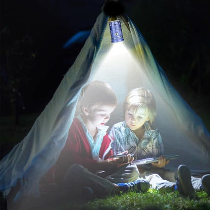 Solar Campinglampe mit USB-Aufladung – Tragbare LED-Laterne für Outdoor-Aktivitäten und Notfälle