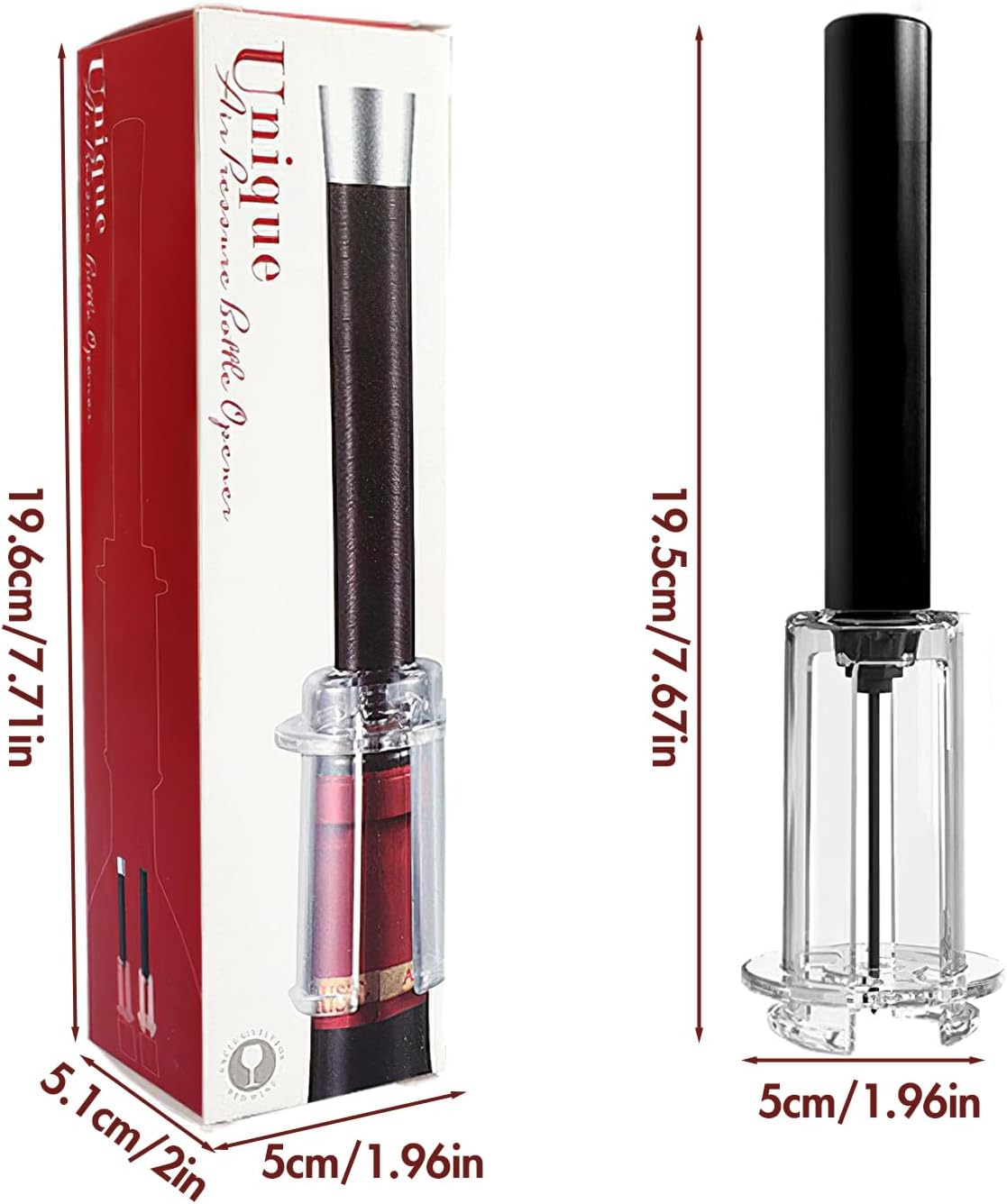 Weinöffnungsset, Luftdruck-Weinflaschenöffner