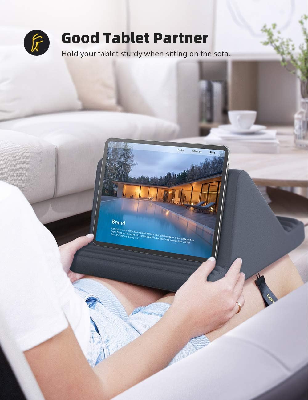 RoyaleGlow Tablet Kissenständer Funktioniert Mit Allen Tablets