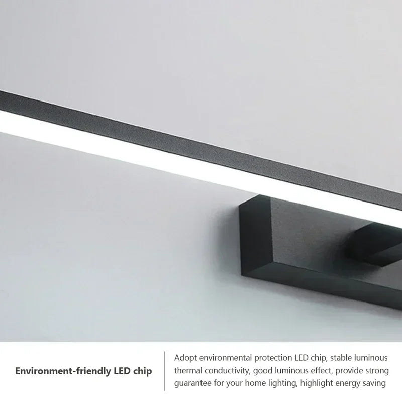 Moderner Aluminium LED Badezimmerspiegel Wandlampe Wandbeleuchtungseinrichtung