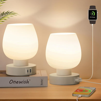 Nachttischlampen mit Touch-Funktion Set von 2