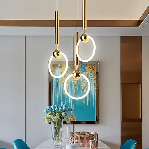 LED-Hängelampe Nordic Simple - Minimalistische Metalllampe für Küche, Esszimmer und Büro