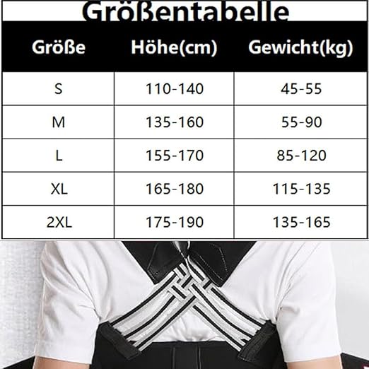 Anegenehmer Rücken Korrektur Gürtel