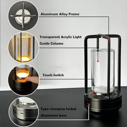 Retro Metall Tischlampe