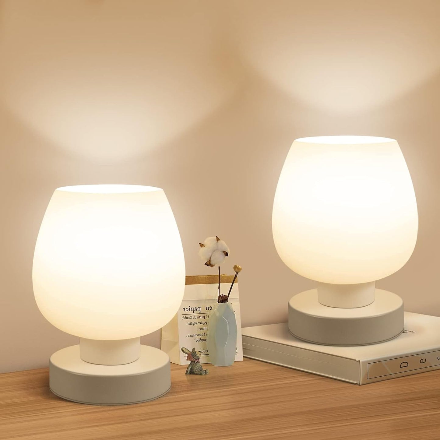 Nachttischlampen mit Touch-Funktion Set von 2