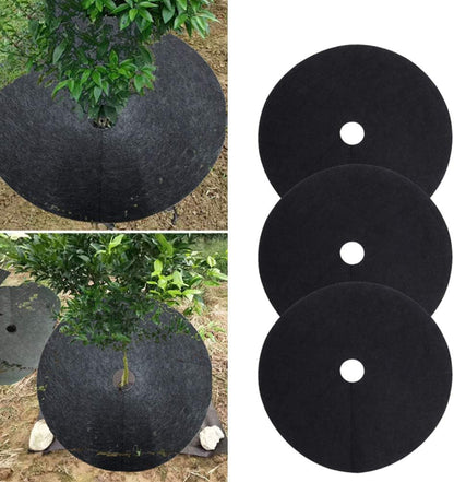 Unkrautvlies Baumscheibe – Atmungsaktive Wurzelschutzmatte für Garten und Pflanzen