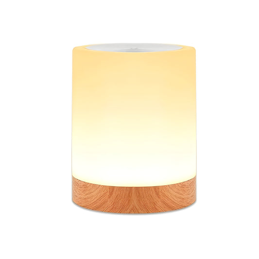 GlowEase – Dimmbarer LED Nachttischlampe mit Touch-Steuerung und farbenfroher Atmosphäre