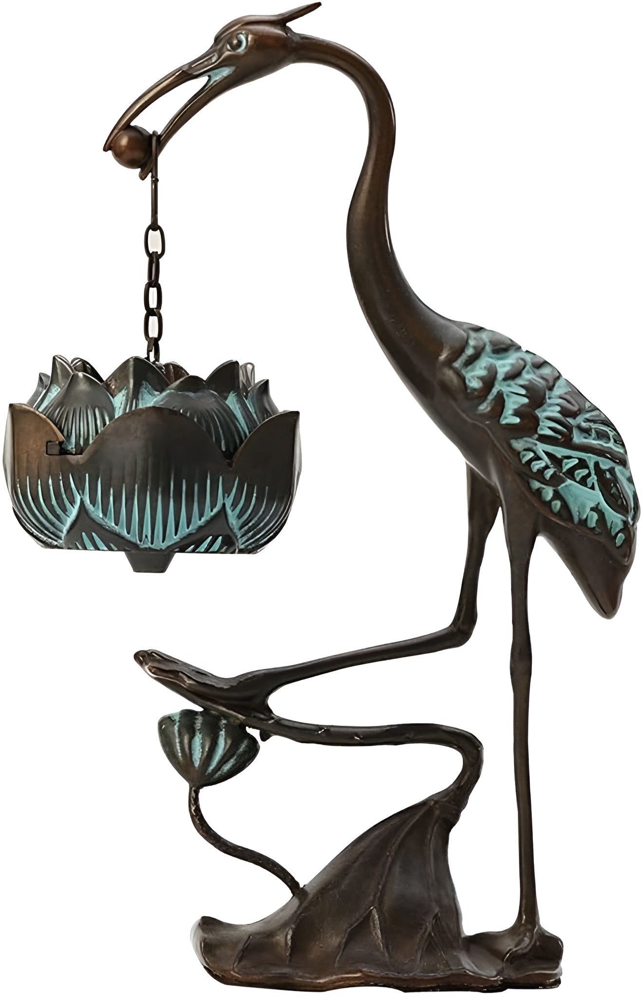 Garduru - Kranich Hanging Lotus Weihrauchbrenner | 50% RABATT