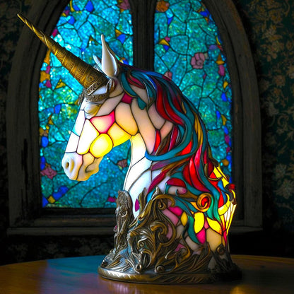 Tiffany Art Deco Glasdeko – Bunte Tiermotive – Handgefertigte Fensterdekoration