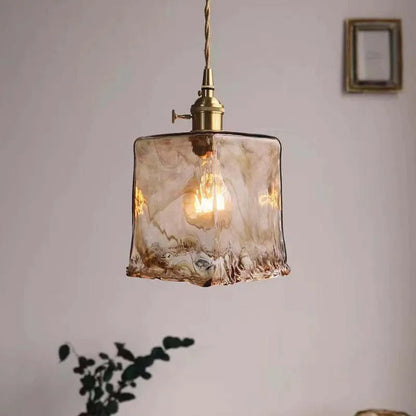 Pendelleuchte Vintage Glas Deckenleuchte