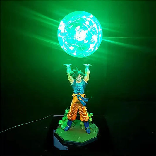 Dragon Ball Z Goku Lampe – Energie-Bomben LED Nachtlicht, DBZ Sammlerstück Figur