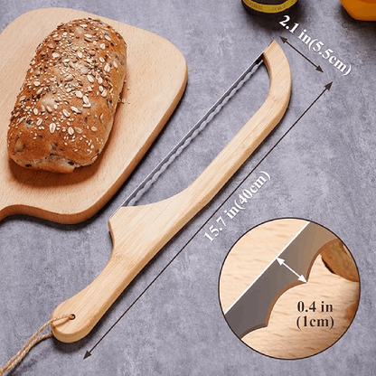 Ultimatives Artisan-Brotmesser – Gezahnte 10”-Klinge zum perfekten Schneiden von knusprigen Broten und Bagels, ergonomischer Griff