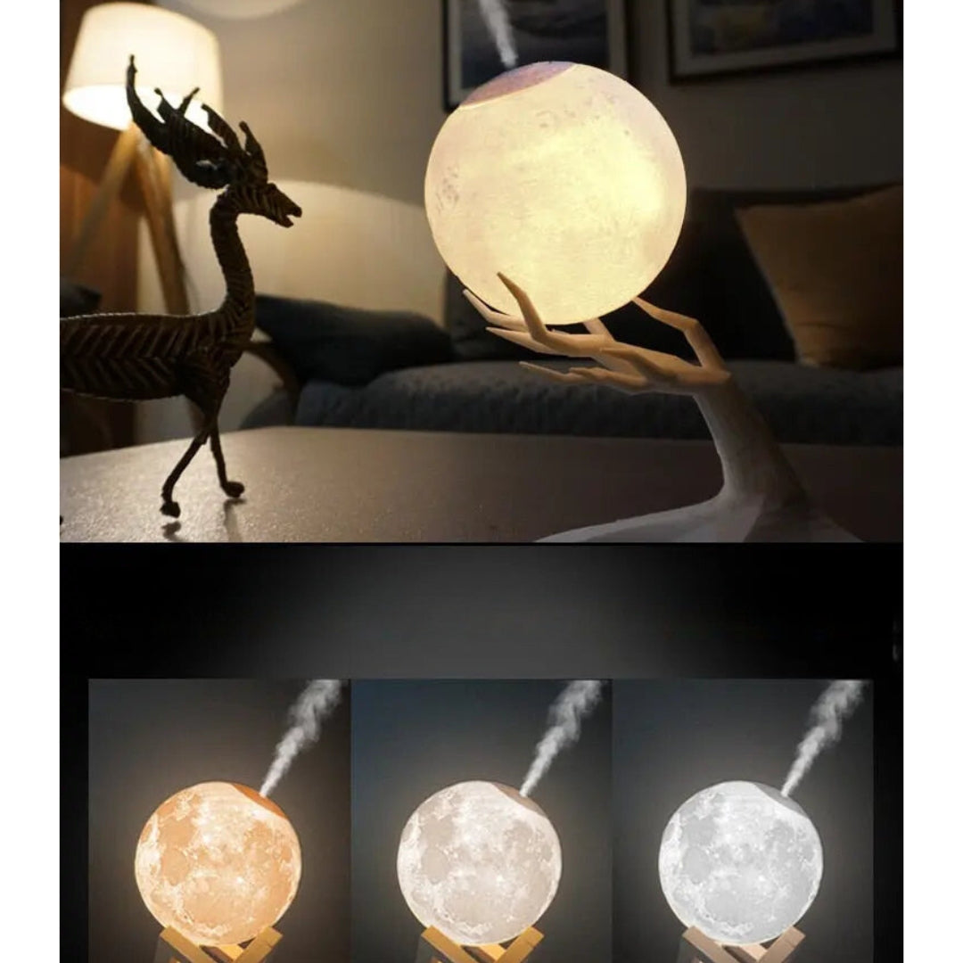 Garduru - LED Lampe & Ultraschall Luftbefeuchter für Ruhe und Entspannung