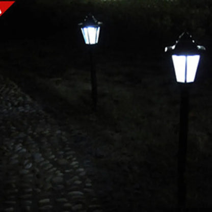 Solar Gartenlaterne mit LED – Außenbeleuchtung für Terrasse & Garten im klassischen Lampen-Design