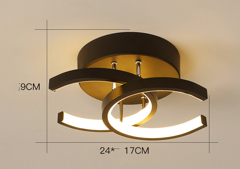 Garduru - Minimalistische Nordische LED-Deckenleuchte für Stilvolles Wohnen