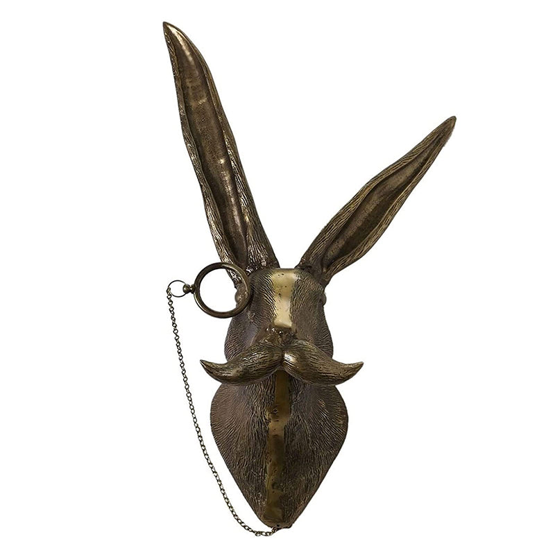 Tierkopf-Skulptur aus Harz