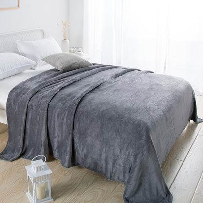 Garduru Flanellplaid – Kuschelige Decke für Sofa & Reisen
