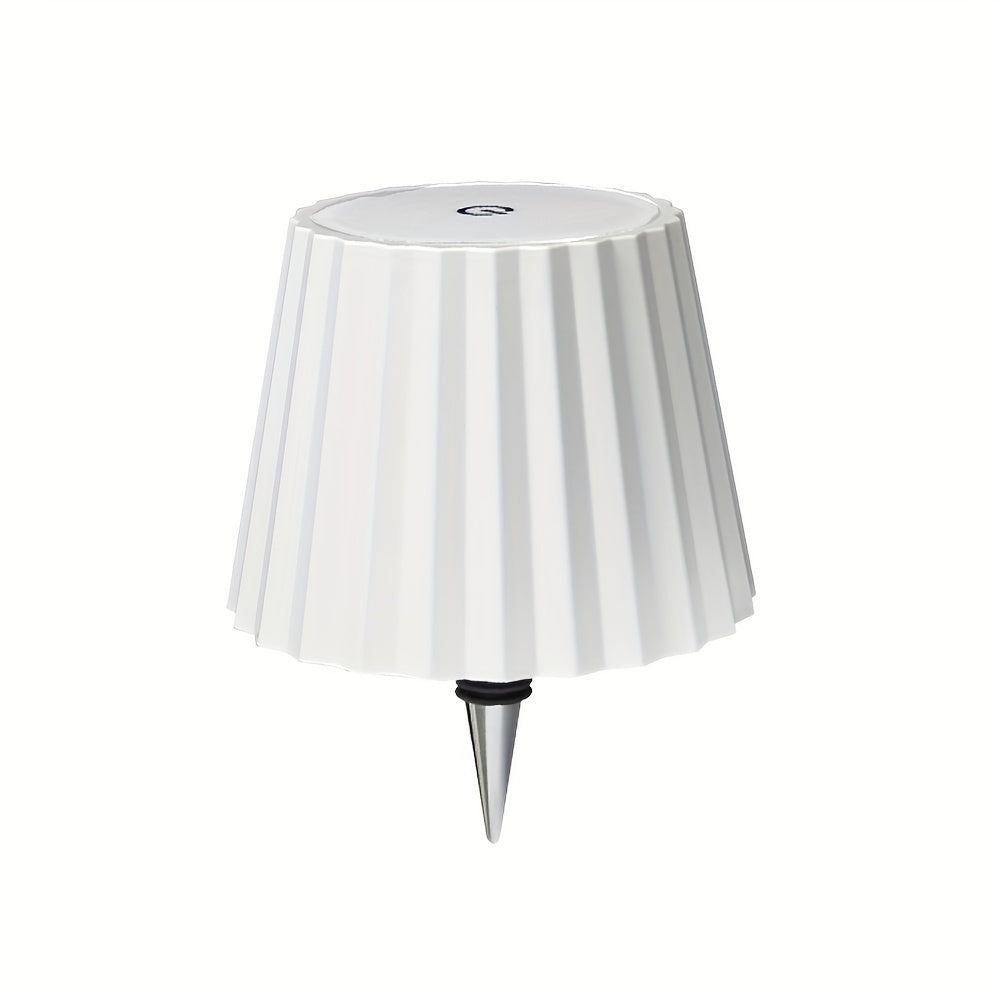 Gestreifte kabellose Flaschenlampe