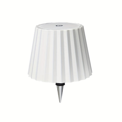 Gestreifte kabellose Flaschenlampe