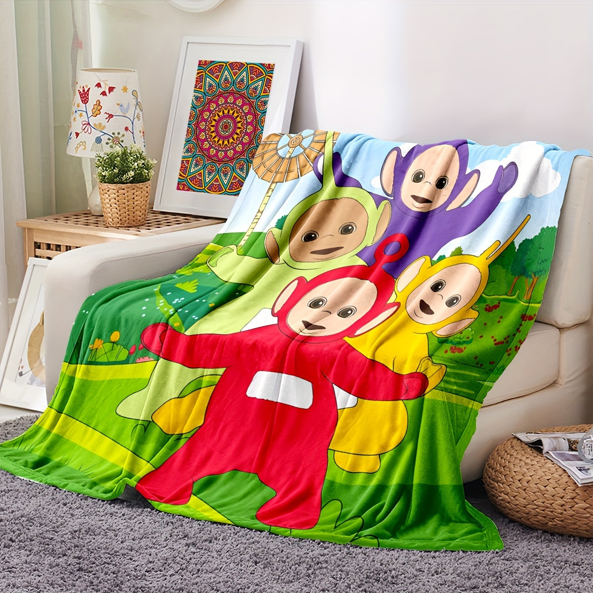 Teletubbies Decke – Für Kinder, Weich und Vielseitig