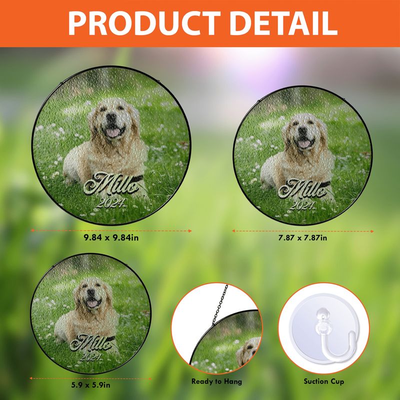 Benutzerdefinierte Hundegedenk-Sonnenfänger