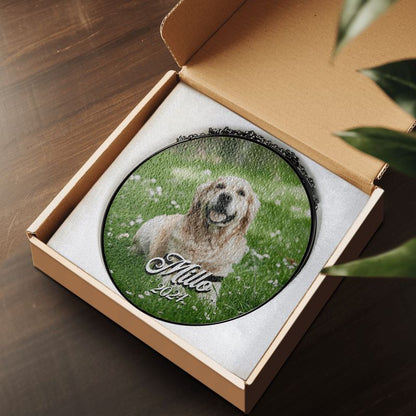 Benutzerdefinierte Hundegedenk-Sonnenfänger