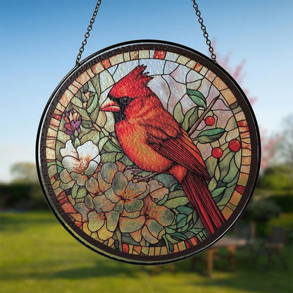 Cardinal Buntglas Sonnenfänger