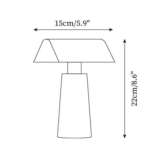 Garduru - Elegante LED Tischlampe Für Fokus & Entspannung, USB-Aufladbar