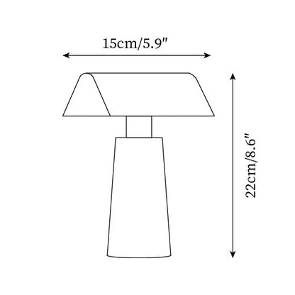 Garduru - Elegante LED Tischlampe Für Fokus & Entspannung, USB-Aufladbar