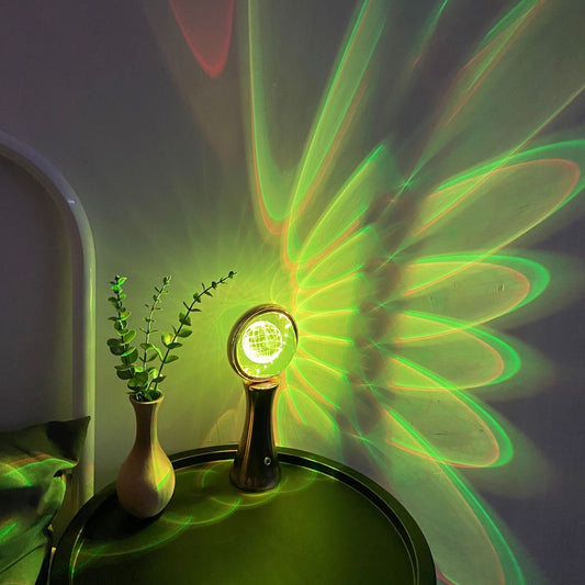 AuraSphere - 3D Kristallglobus RGB Lampe