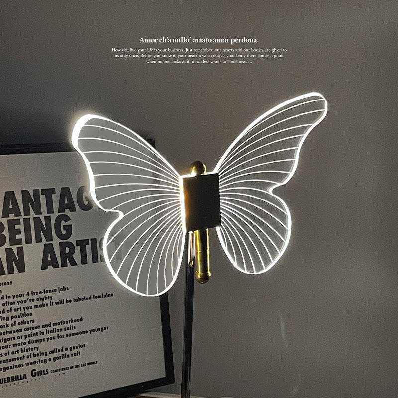 Tischlampe Schmetterling Kristall – Elegante und Charmante Beleuchtung