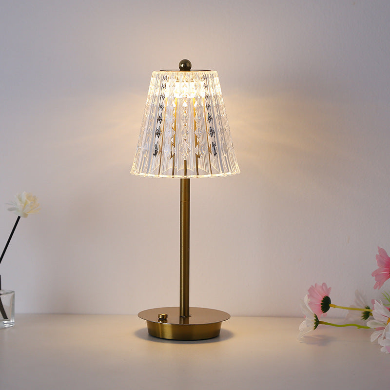 Glintora - Moderne Kristall Touch Tischlampe