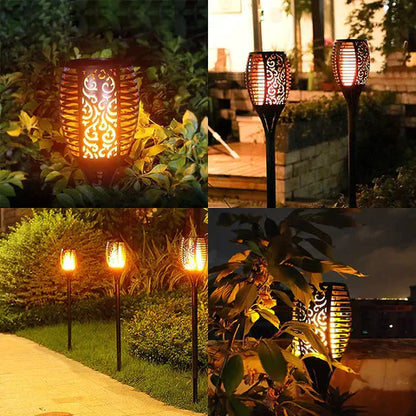Garduru Flammenfackel Licht – Flackernde LED Gartenlampe