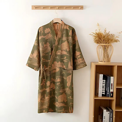 Serene Woodlands Kimono-Robe